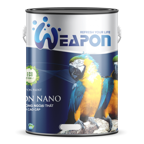 WEAPON NANO - Sơn siêu bóng Nano ngoại thất siêu cao cấp